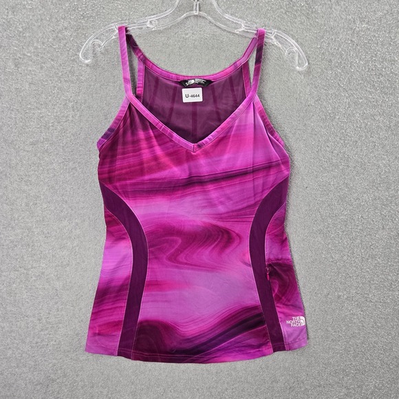 The North Face Women Top Medium Pink Tank Athletic Sleeveless Pullover - Picture 1 of 10